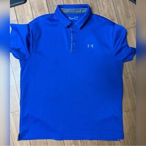 Under Armour Men's Vibrant Blue Polo